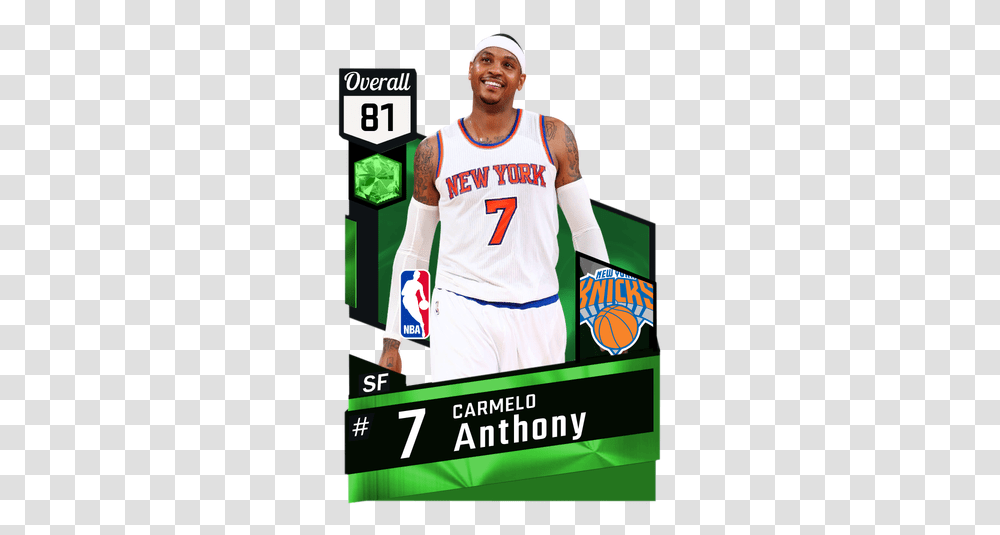 Carmelo Anthony, Person, Shirt, Jersey Transparent Png