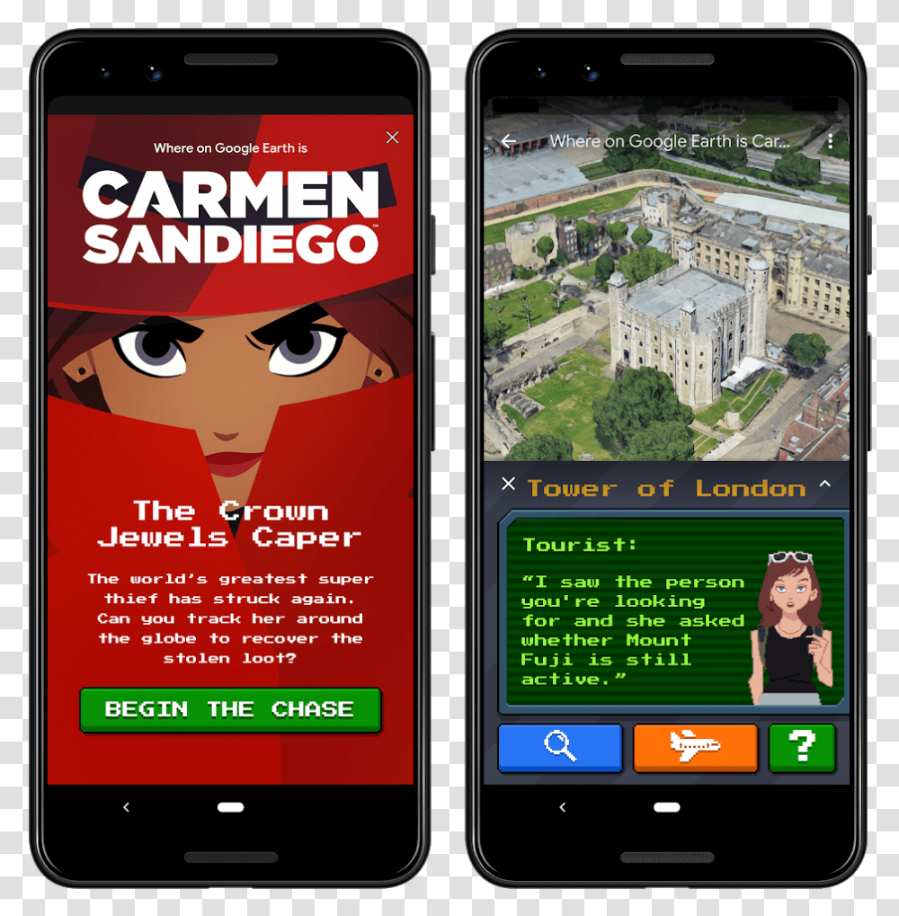 Carmen Game Google Earth Carmen Sandiego, Mobile Phone, Electronics, Cell Phone, Person Transparent Png