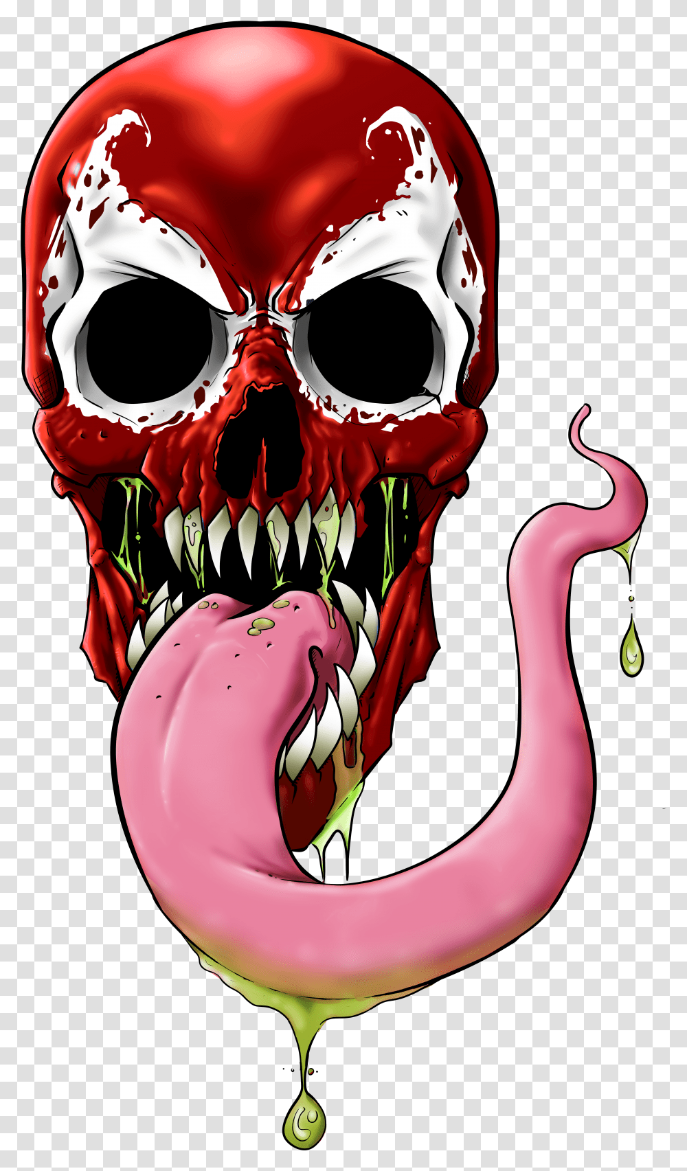 Carnage Skull By Rsartist Transparent Png