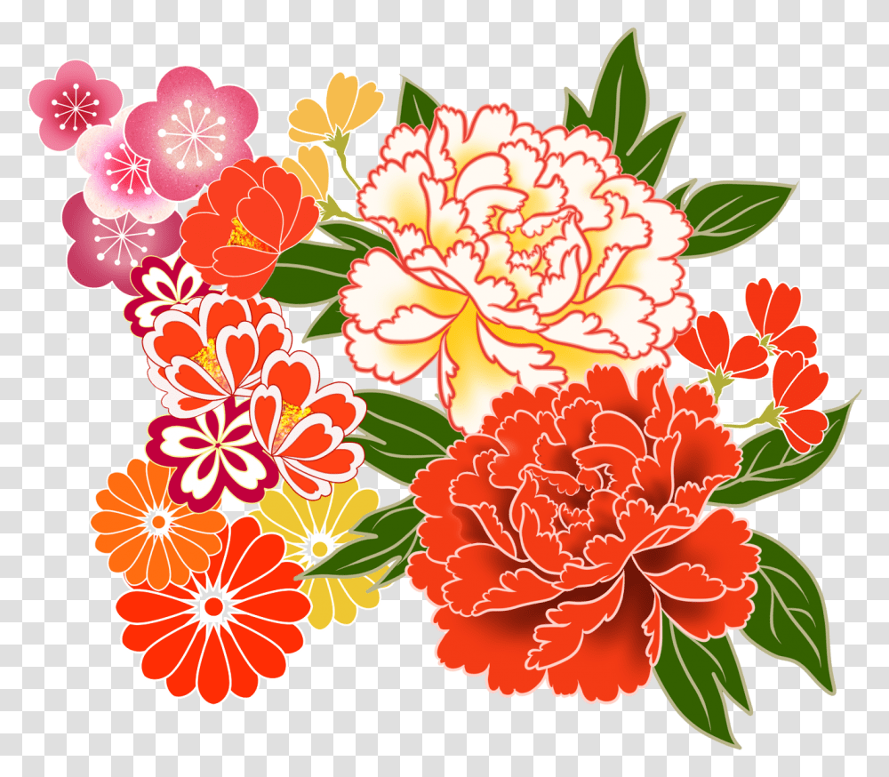 Carnation Clipart Flower Animation Ryoko Hakubi Ai Tenchi Muyo, Plant, Blossom, Floral Design Transparent Png