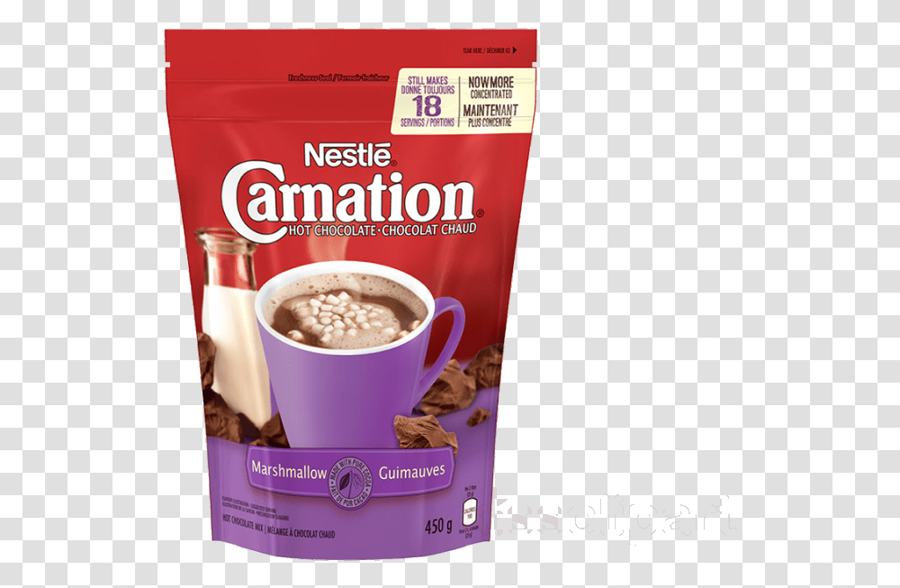 Carnation, Hot Chocolate, Cup, Beverage, Dessert Transparent Png