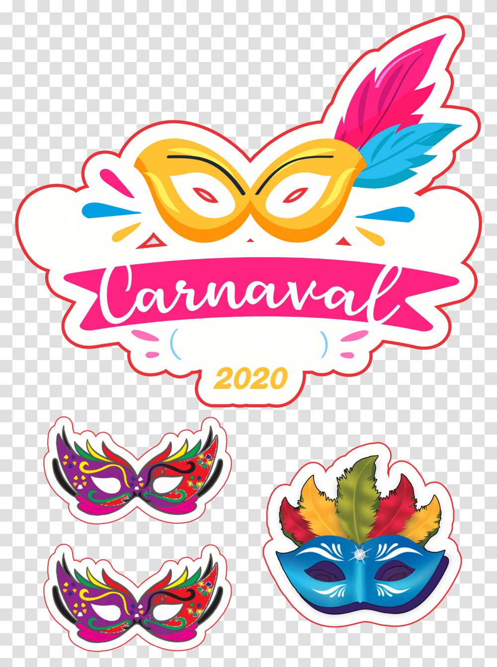 Carnaval 2020, Label Transparent Png