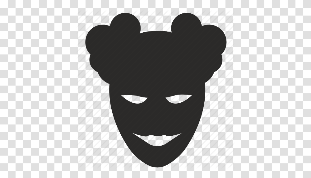 Carnaval Face Head Joker Mask Terrorist Icon, Hand, Stencil, Pillow, Cushion Transparent Png