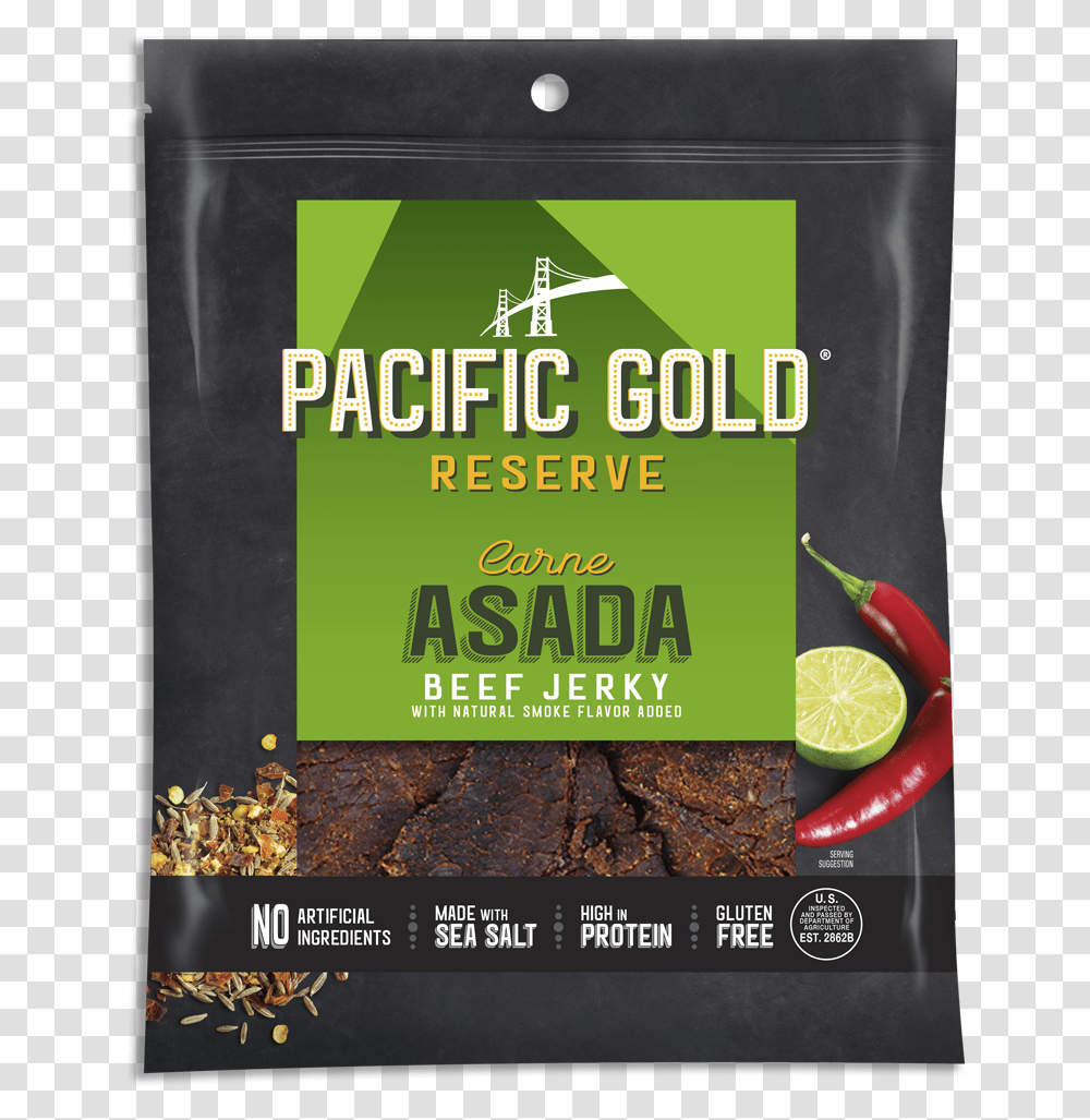 Carne Asada Index - Pacific Gold Jerky, Plant, Advertisement, Poster, Flyer Transparent Png