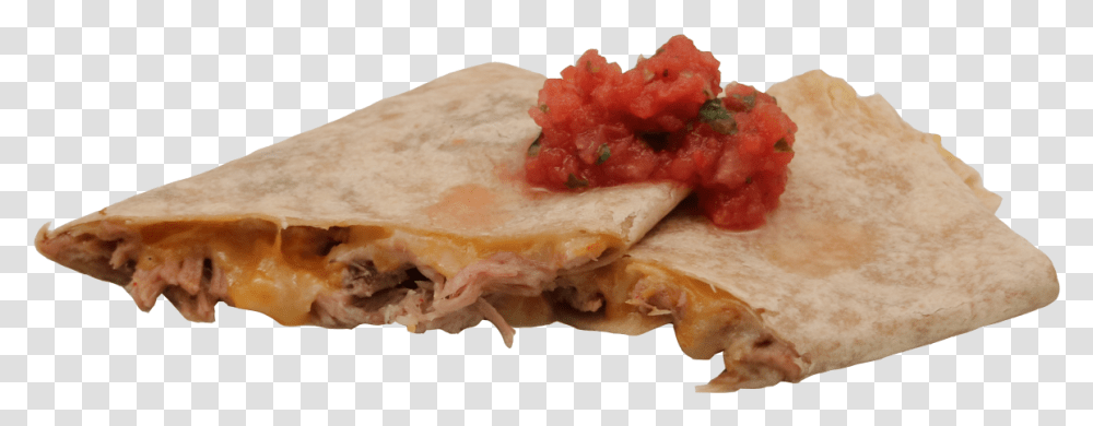 Carnitas Quesadilla Quesadilla, Bread, Food, Pita, Burrito Transparent Png