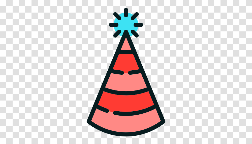 Carnival Birthday Costume Party Hat Party Hat Icon, Cone, Clothing, Apparel, Triangle Transparent Png