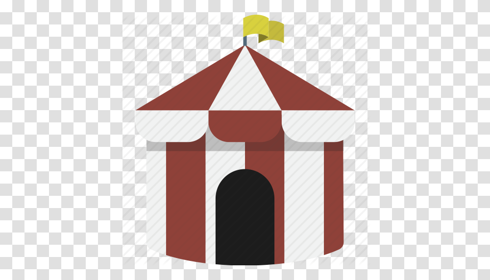Carnival Circus Fair Tent Icon, Flag, Architecture, Building Transparent Png