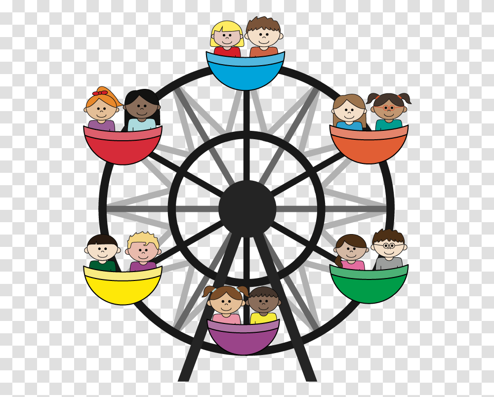 Carnival Clipart Animated, Leisure Activities, Amusement Park, Crowd, Doodle Transparent Png