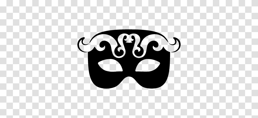 Carnival Eyes Mask In Black With White Ornaments Free Vectors, Gray, World Of Warcraft Transparent Png