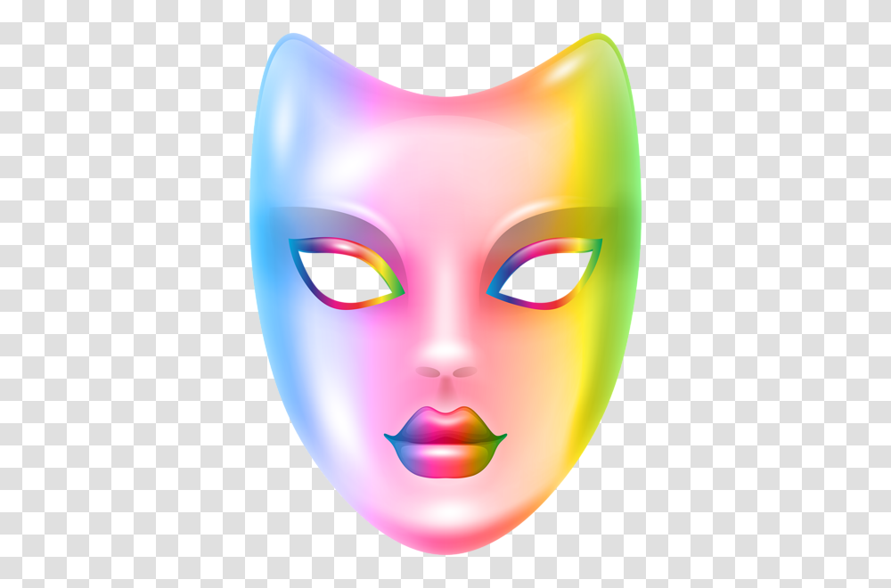 Carnival Face Mask Rainbow Clip Art Gallery, Head, Alien, Balloon, Piercing Transparent Png