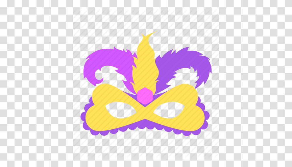 Carnival Feathers Mardigras Mask Icon, Parade, Crowd, Mardi Gras Transparent Png