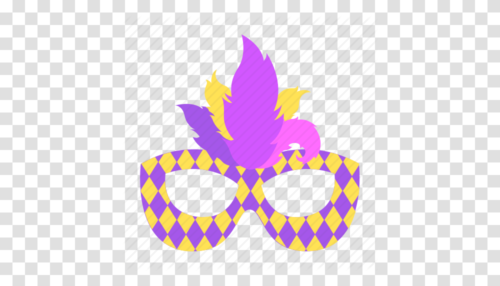 Carnival Feathers Mardigras Mask Pattern Icon, Crowd, Parade, Costume, Accessories Transparent Png