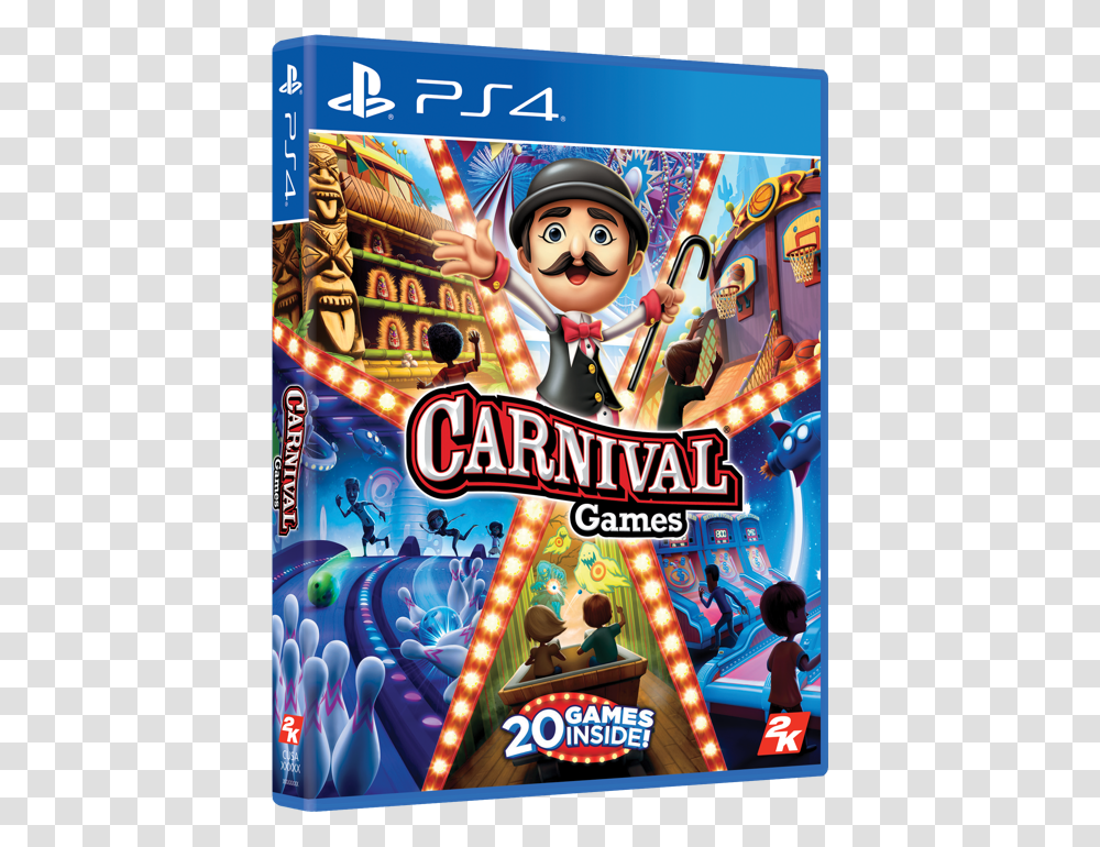 Carnival Games Wii, Person, Poster, Advertisement, Leisure Activities Transparent Png