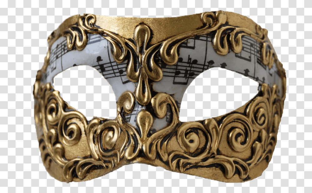 Carnival Mask, Bronze, Accessories, Accessory, Cuff Transparent Png