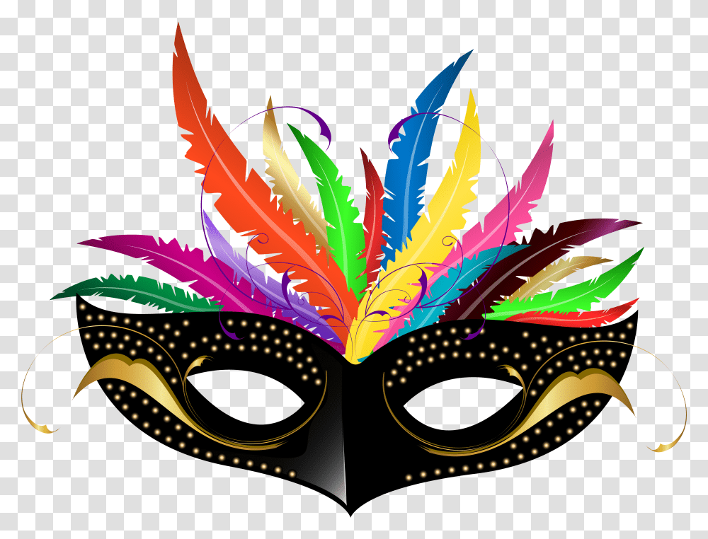 Carnival Mask Clip Art Image Masquerade Masks Background Transparent Png