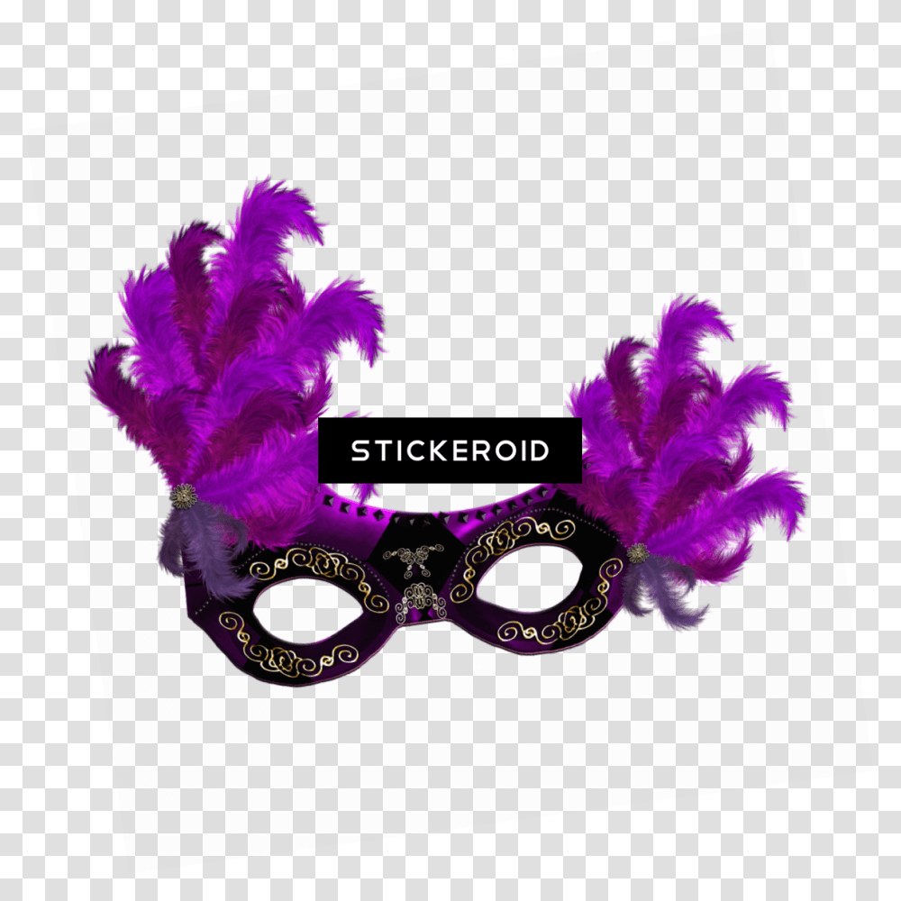 Carnival Mask Clipart, Costume, Apparel, Feather Boa Transparent Png