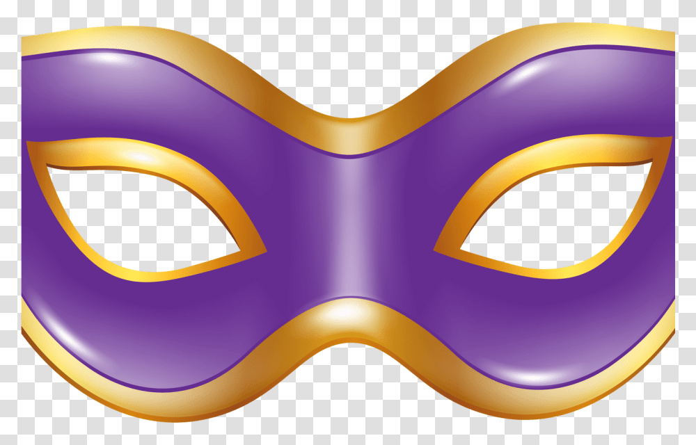 Carnival Mask Purple Clip Art Image, Tape, Banana, Fruit, Plant Transparent Png