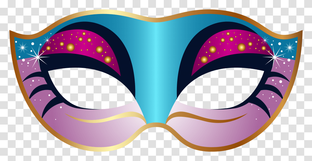 Carnival Masks Clip Art, Label, Pattern Transparent Png
