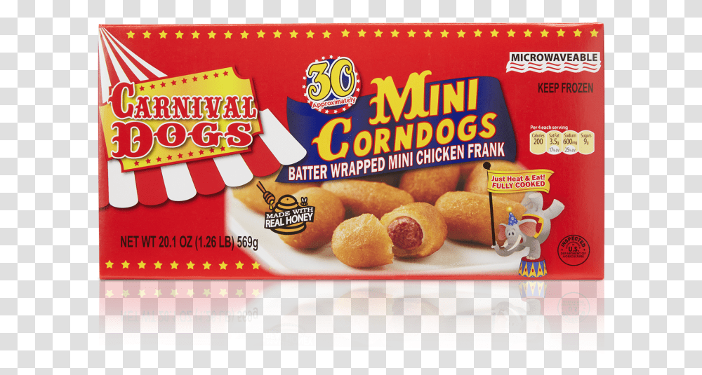 Carnival Mini Corn Dogs, Food, Fried Chicken, Burger, Nuggets Transparent Png
