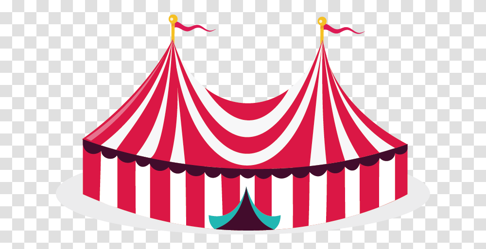Carnival Tents Clipart Circus Tent Cartoon, Leisure Activities Transparent Png
