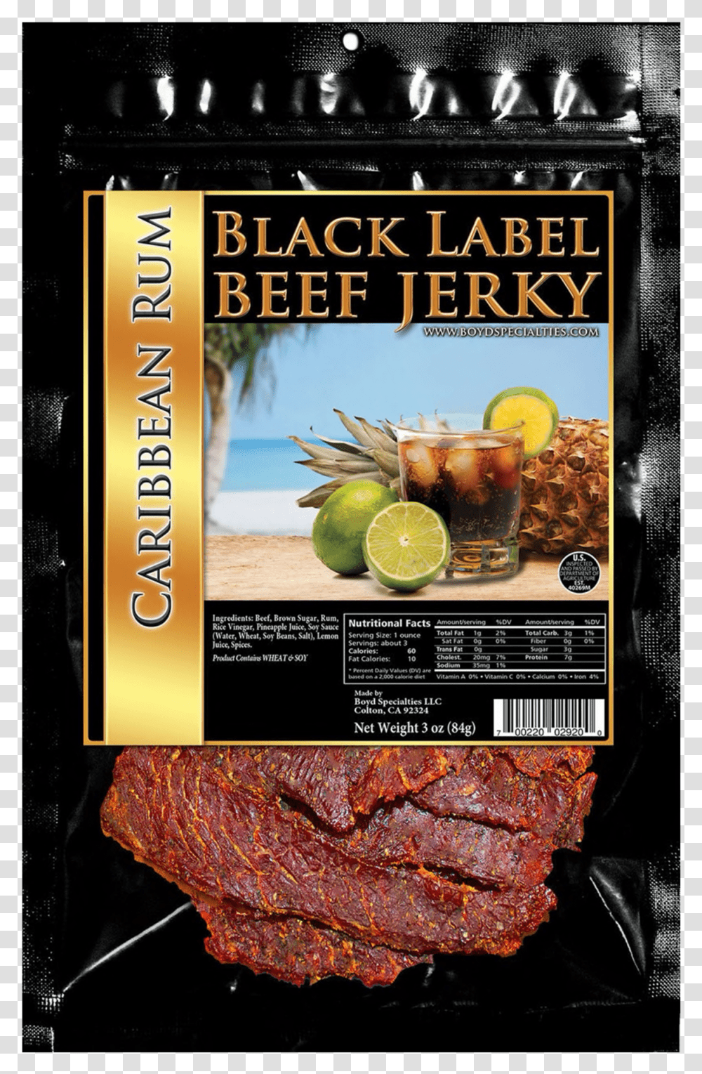Carnivore Candy Black Label Beef Jerky Black Label Jerky, Poster, Advertisement, Plant Transparent Png
