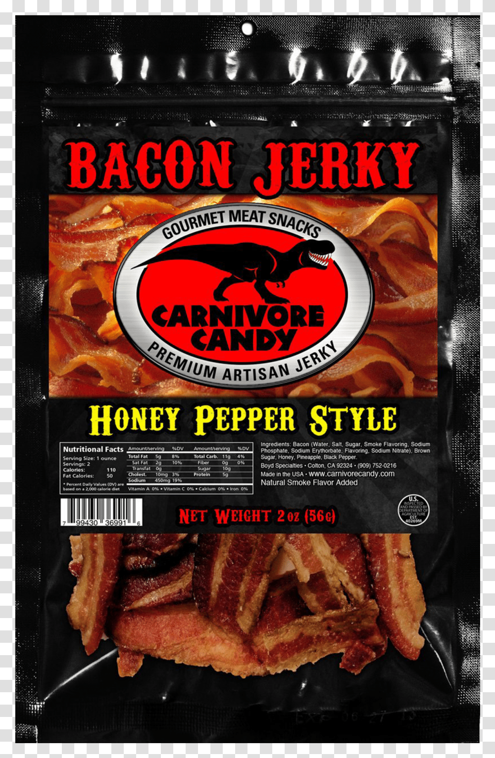 Carnivore Candy Old Fashioned Maple Bacon JerkyClass Maple Bacon Jerky, Pork, Food, Advertisement, Poster Transparent Png