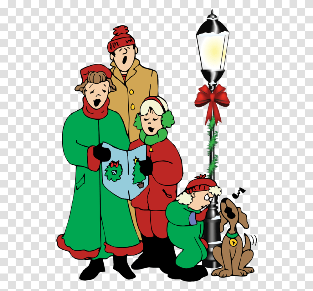 Carolers Singing Clipart, Person, Performer, Poster, Advertisement Transparent Png