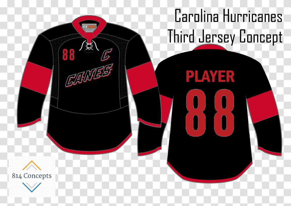 Carolina Hurricanes Jersey Concept, Apparel, Sweatshirt, Sweater Transparent Png
