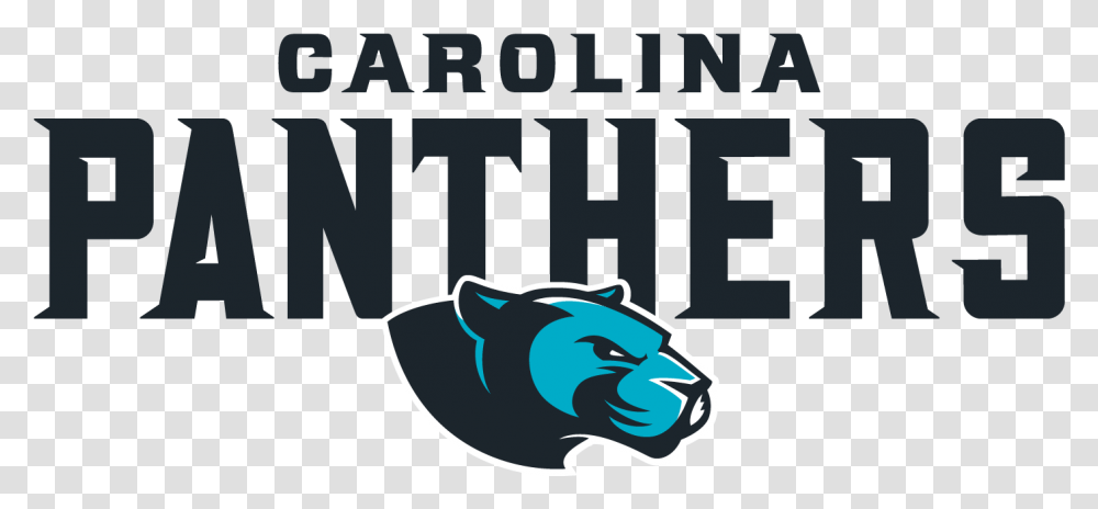 Carolina Panther Logo Panthers Panthers, Text, Animal, Jay, Bird Transparent Png