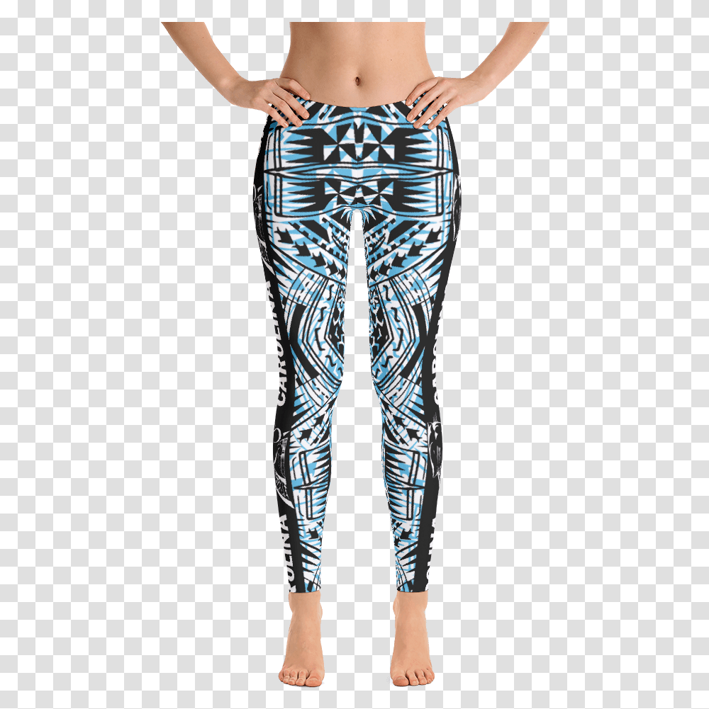 Carolina Panthers Leggings Samoan Tribal Steelers Logo, Pants, Apparel, Person Transparent Png