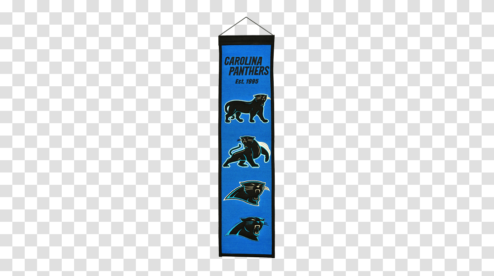 Carolina Panthers Logo Evolution Heritage Banner, Apparel, Incense, Dog Transparent Png