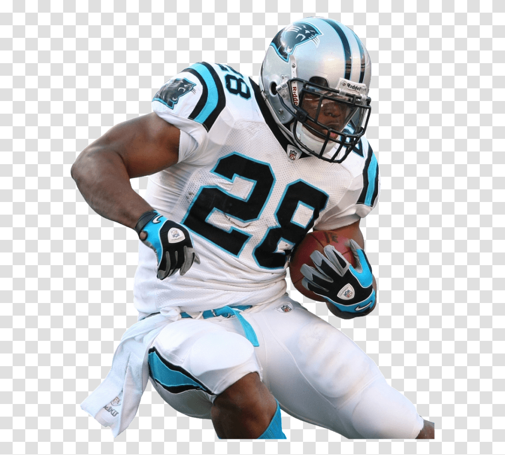 Carolina Panthers Player Stewart Clip Art Football Player Background, Clothing, Apparel, Helmet, Person Transparent Png