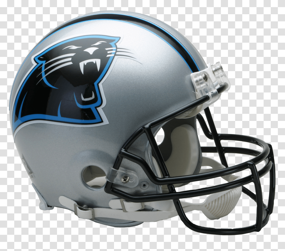 Carolina Panthers Vsr4 Authentic Throwback Helmet 2000 Football Helmet Transparent Png