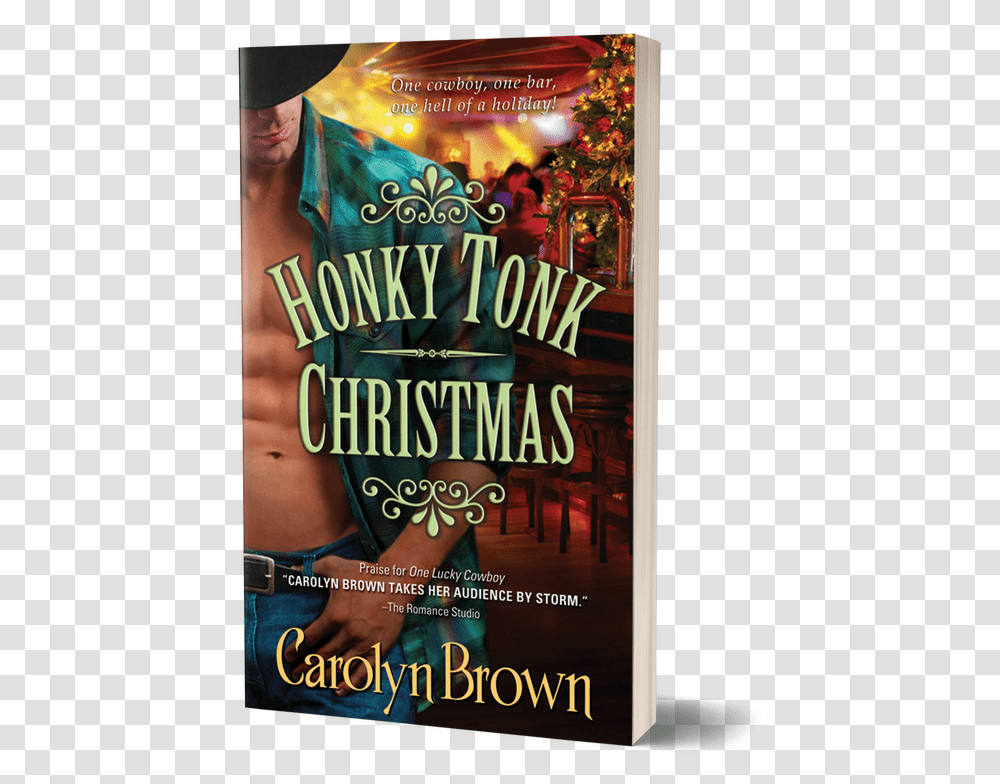 Carolyn Brown Romance Reads Honky Tonk Christmas, Poster, Advertisement, Person, Novel Transparent Png