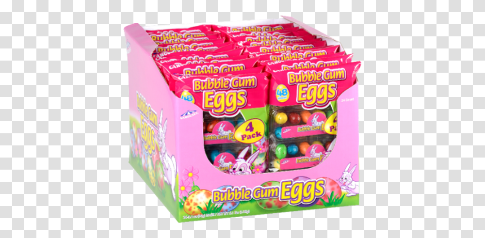 Carousel Bubble Gum Easter Eggs, Sweets, Food, Confectionery, Candy Transparent Png