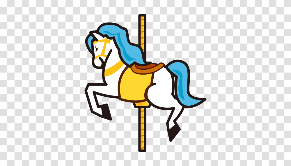 Carousel Horse Emoji For Facebook Email Sms Id, Leisure Activities Transparent Png