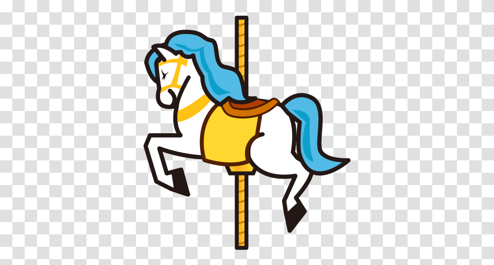 Carousel Horse Emoji For Facebook Simple Carousel Horse Clipart, Symbol, Emblem, Animal Transparent Png