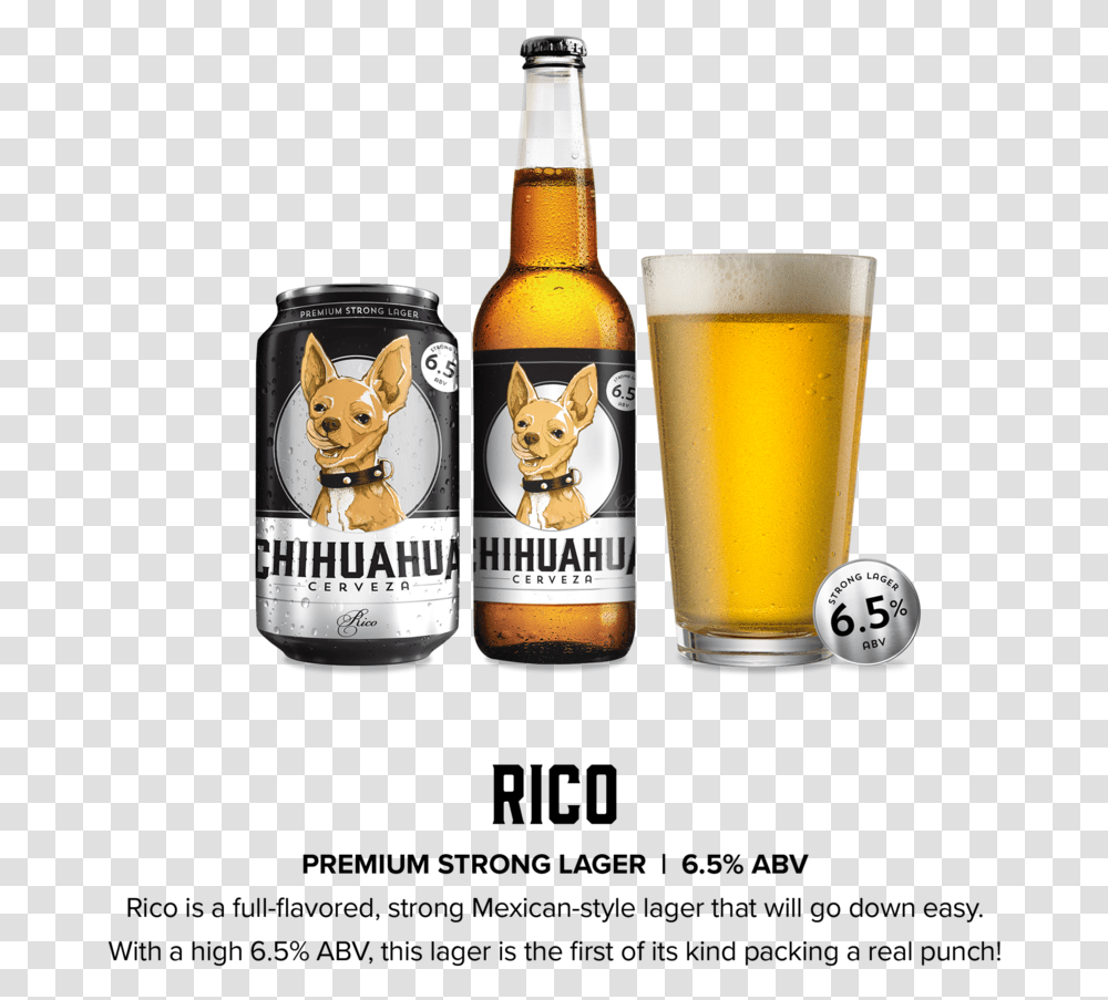 Carousel Rico Chihuahua Cerveza, Beer, Alcohol, Beverage, Drink Transparent Png