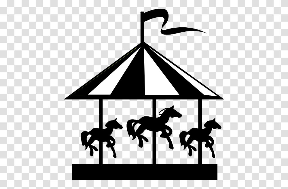 Carousel, Sport, Silhouette, Horse, Mammal Transparent Png