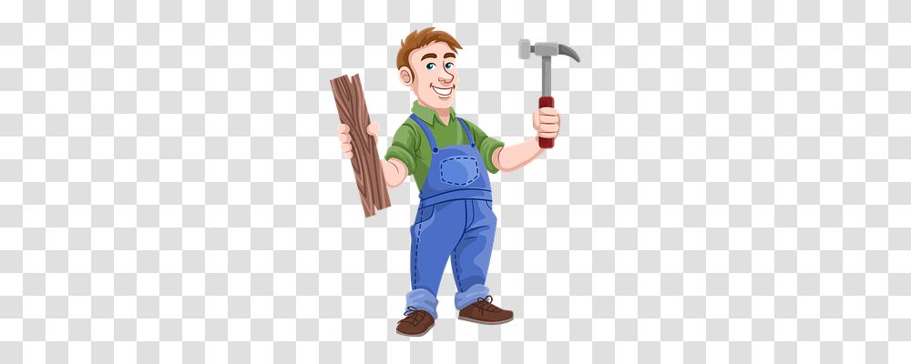 Carpenter Person, Hammer, Tool, Human Transparent Png