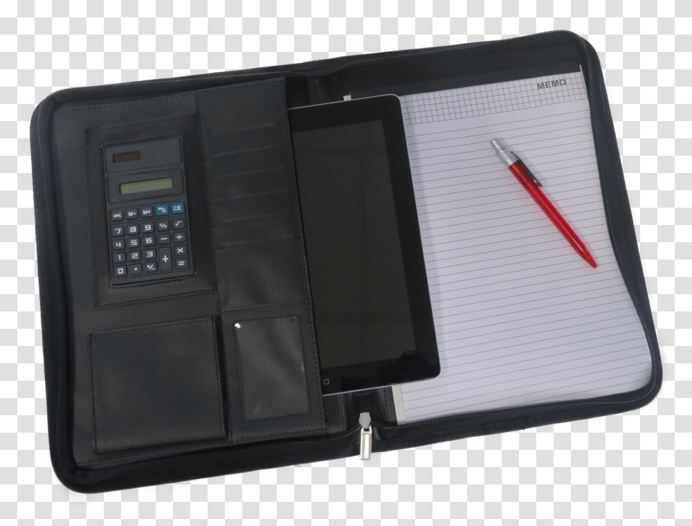 Carpeta Con Cierre Y Calculadora Empresarial Cod Wallet Transparent Png