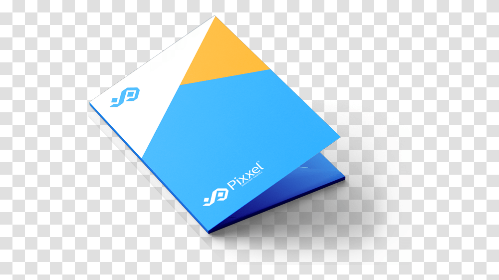 Carpeta Corporativa Pixxel Triangle, Paper, Business Card Transparent Png