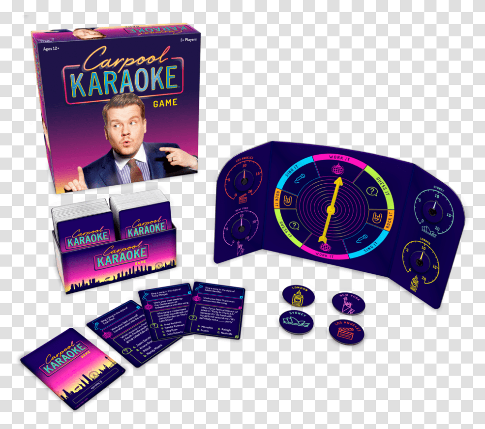 Carpool Karaoke Board Game, Person, Human, Gauge, Tachometer Transparent Png