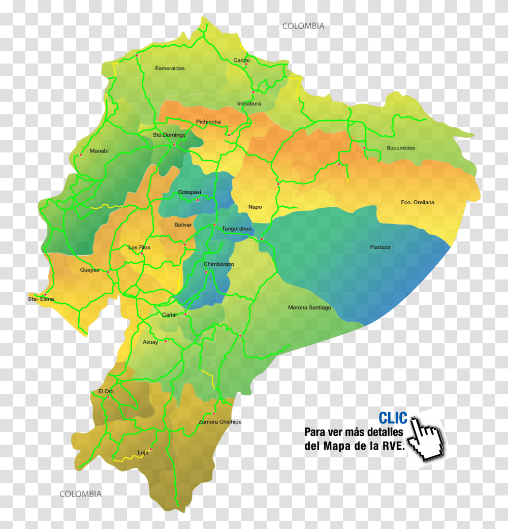 Carreteras Ecuador, Map, Diagram, Plot, Atlas Transparent Png