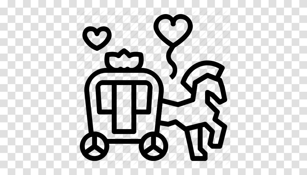 Carriage Drawn Hear Horse Royal Wedding Icon, Lawn Mower, Tool, Piano, Leisure Activities Transparent Png