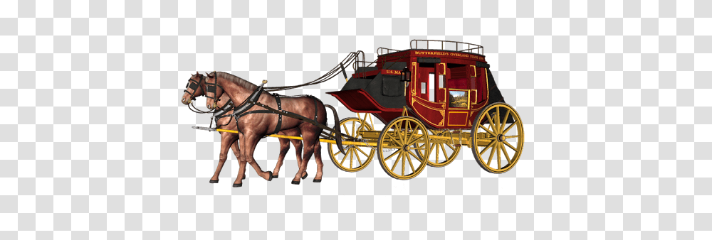 Carriage, Transport, Horse, Mammal, Animal Transparent Png