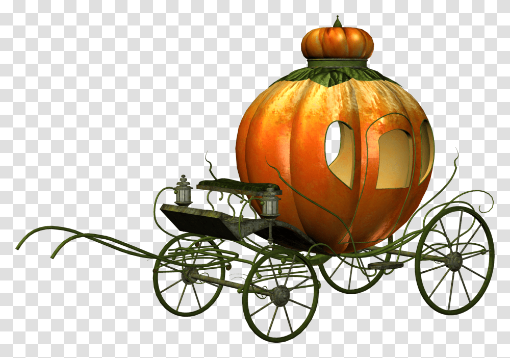 Carriage, Transport, Plant, Pumpkin, Vegetable Transparent Png
