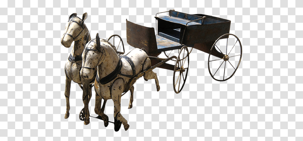 Carriage, Transport, Wheel, Machine, Horse Transparent Png