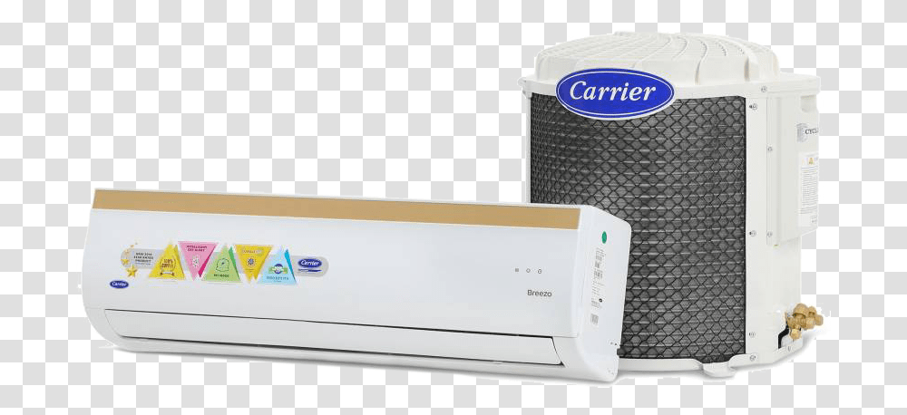 Carrier Split Ac Outdoor Unit, Air Conditioner, Appliance, Cushion, Electronics Transparent Png