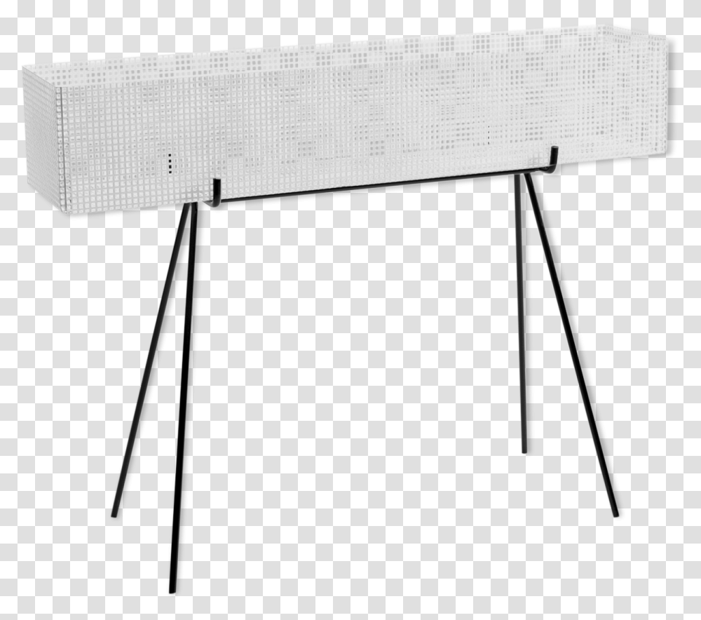 Carries Metal Perforated White Plant Folding Table, Lighting, Bow, Furniture, Indoors Transparent Png